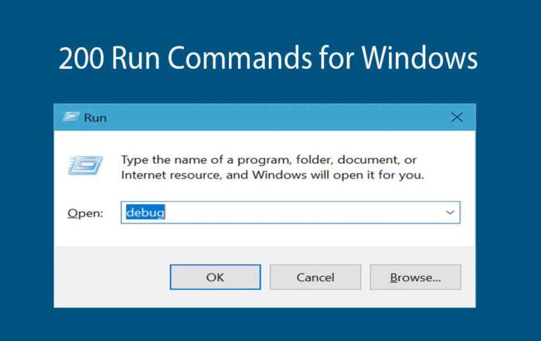 200 Most useful run commands you should know