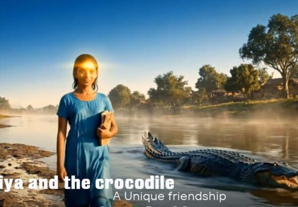 Siya and the crocodile's unique friendship