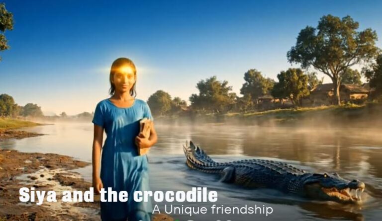 Siya and the crocodile's unique friendship